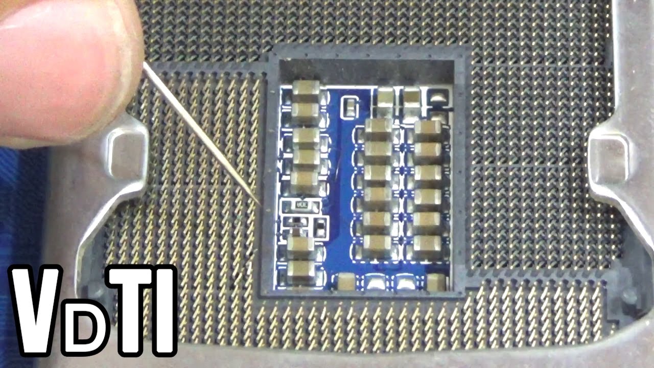 Como desentortar pinos placa-mãe socket processador intel LGA