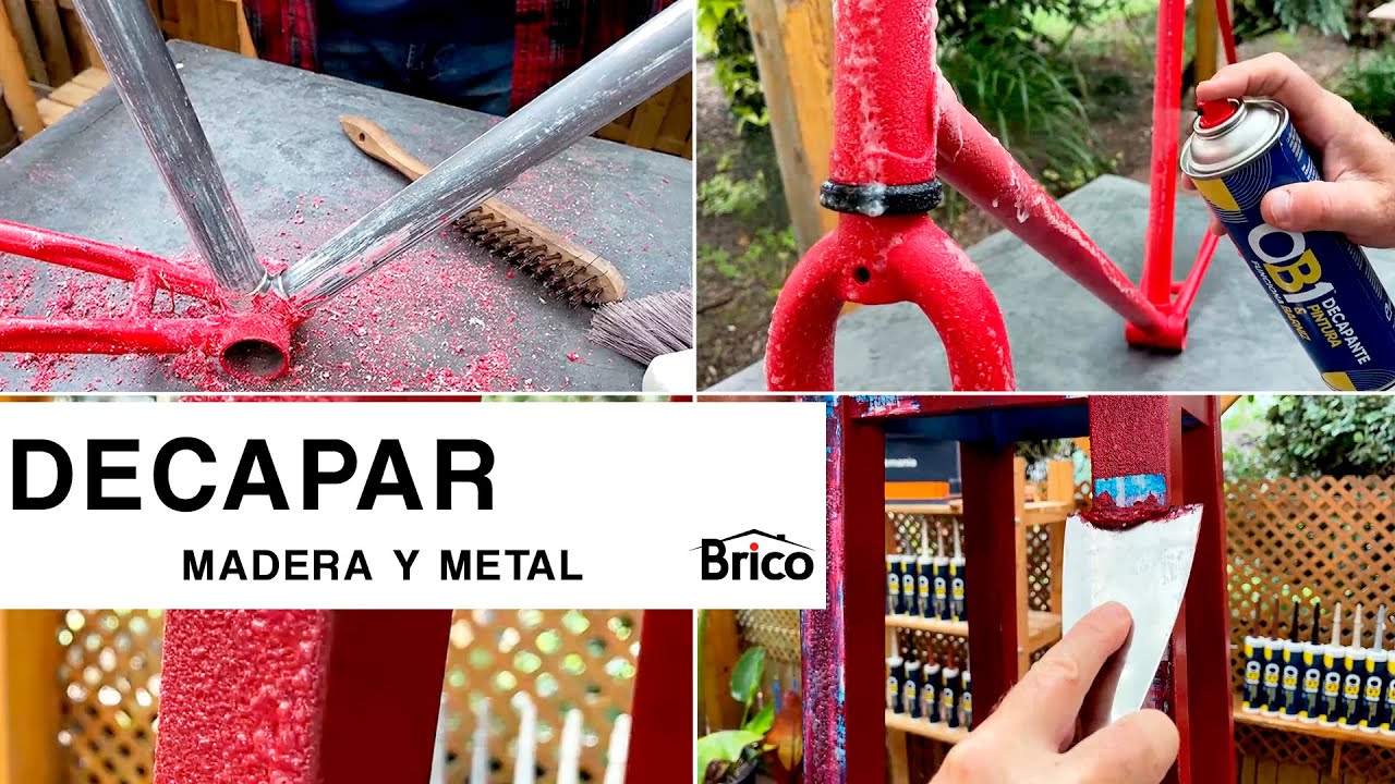 Cómo decapar madera o metal 🪑​🔩 Decapante de pintura y barniz OB1 🖌️​🎨​ Bricomania