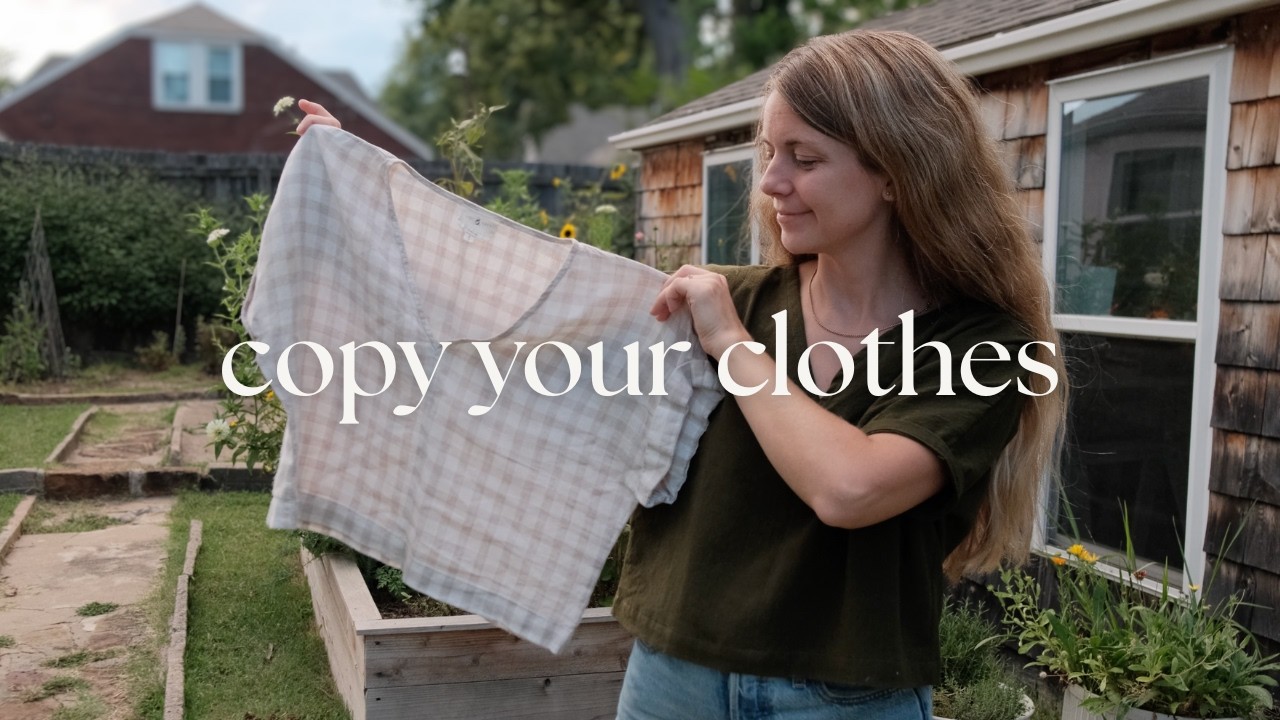 Make A Sewing Pattern From Your Clothes!