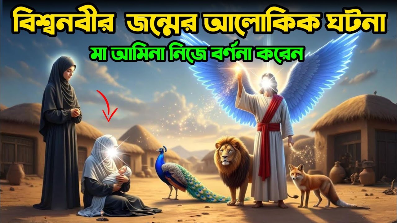 মা আমিনার বর্ণনায় নবীজি সাঃ মাতৃ গর্ভাবস্থায় ঘটে যাওয়া বিস্ময়কর সব ঘটনা | Islamic videos | nobiji