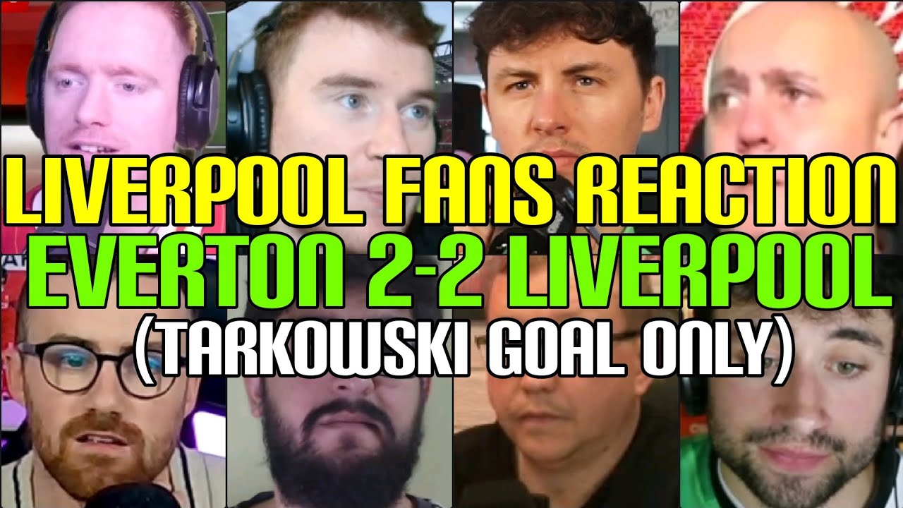 FURIOUS 🤬 LIVERPOOL FANS REACTION TO EVERTON 2-2 LIVERPOOL (Tarkowski Goal Only) | FANS CHANNEL