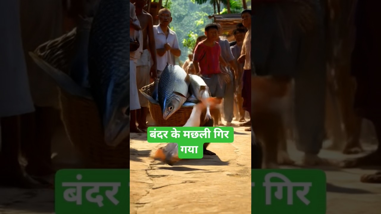 bandar ke musile Gir Gaya 