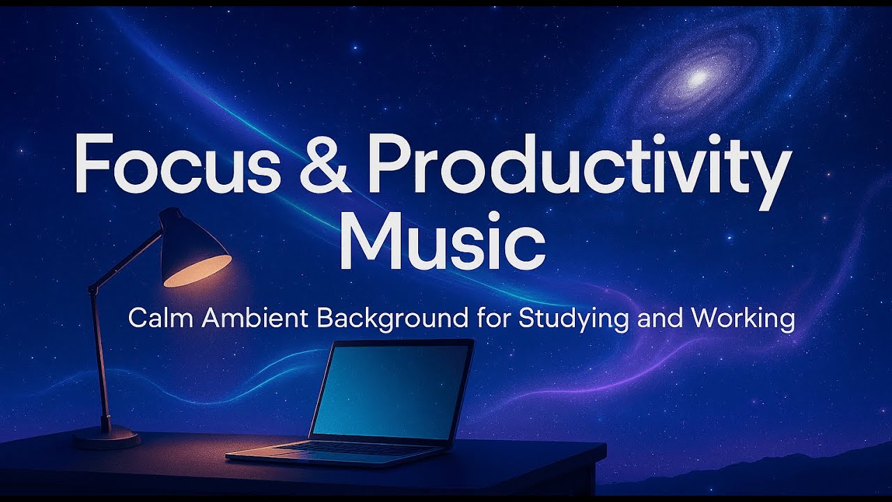 Focus & Productivity Music – Calm Ambient Background for Studying and Working