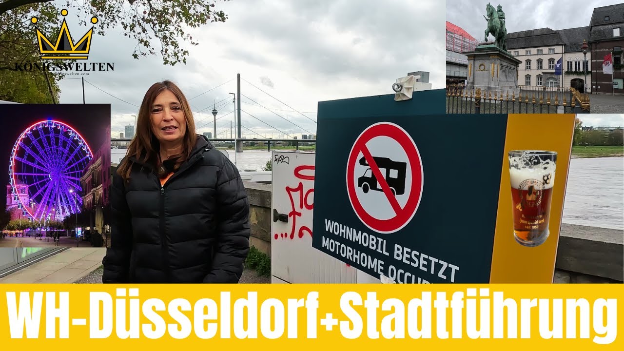Wohnmobil Hafen Düsseldorf |+ Stadtführung, was ist zu Fuß erreichbar |+100% Spaß