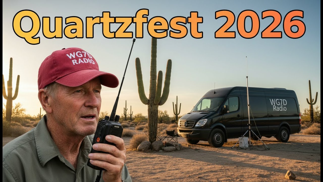 Today some roaming around Quartzsite,chores then Ham radio at Quartzfest !