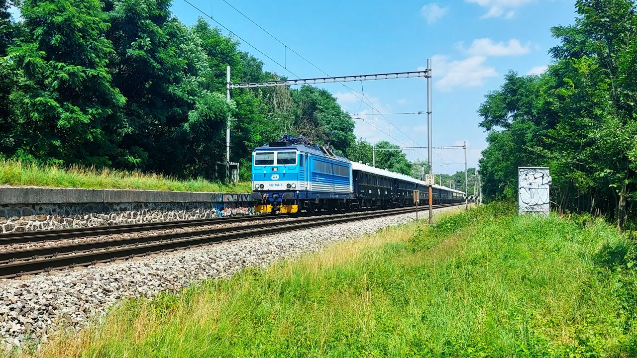 Vlaky Rájec-Jestřebí 10. 7. 2024 a Orient expres