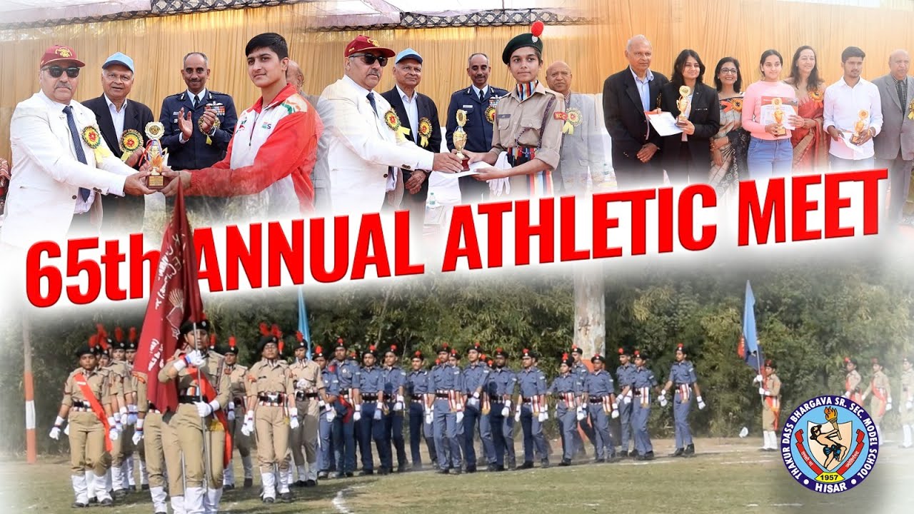 65th Annual Athletic Meet 2023 | Thakur Dass Bhargava Sr. Sec. Model School Hisar