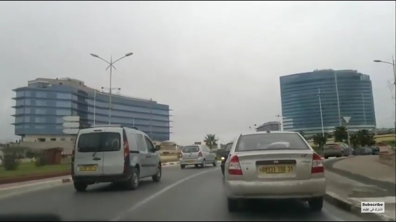 Driving in Oran Algérie 2014 12 02 وهران الجزائر