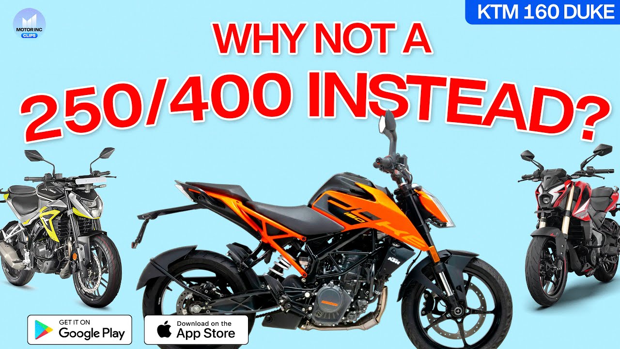 Should you buy a 400 instead of KTM 160 Duke? | #MotorIncClips