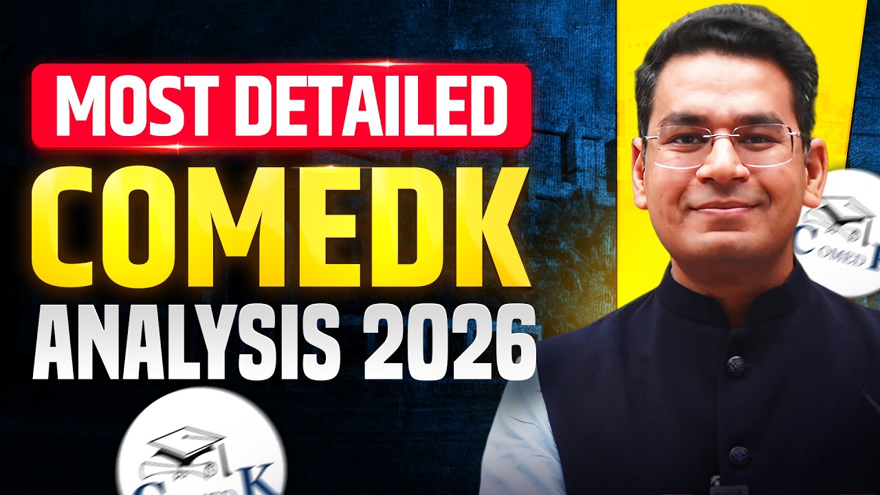 COMEDK 2026 | Most Important Chapters | Detailed Analysis | Anup Sir | MathonGo