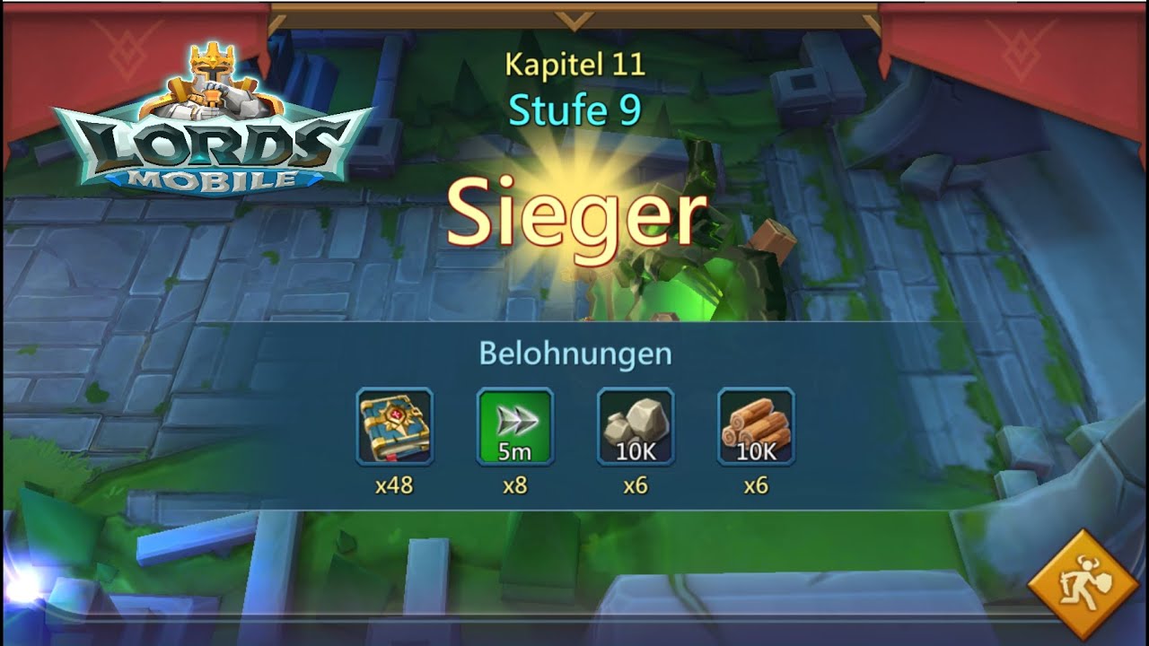 #lordsmobile Vergeway Kapitel 11 Stufe 9