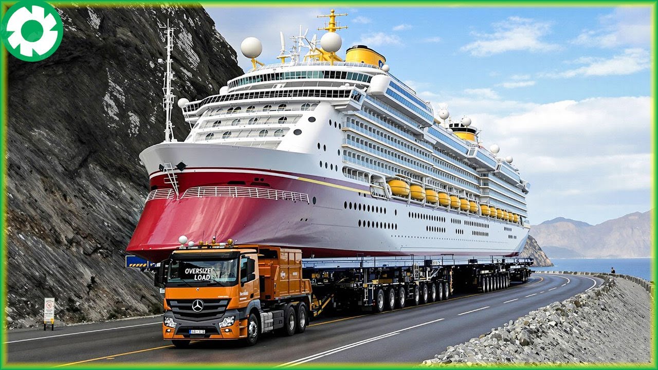 Heart-Stopping Journey of Transporting Bulky Goods | Biggest Heavy Machinery Machines