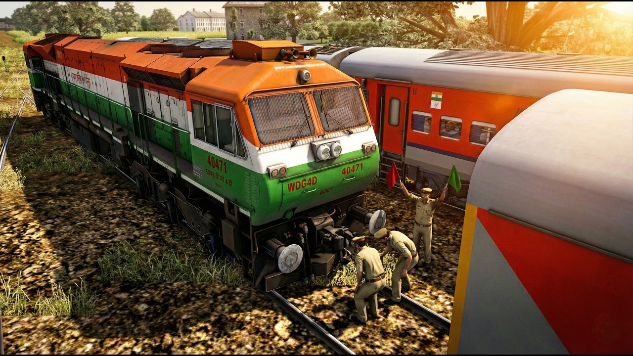 Indian Railways: WDG-4D High Capacity Parcel Van (HCPV) Duty | Railworks | Indian Train Simulator
