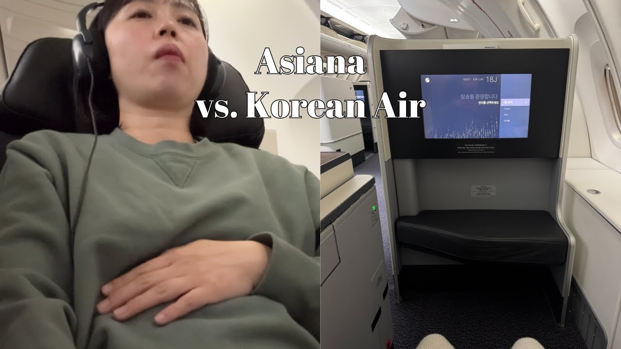 Asiana vs. Korean Air business class comparison - who's the winner?