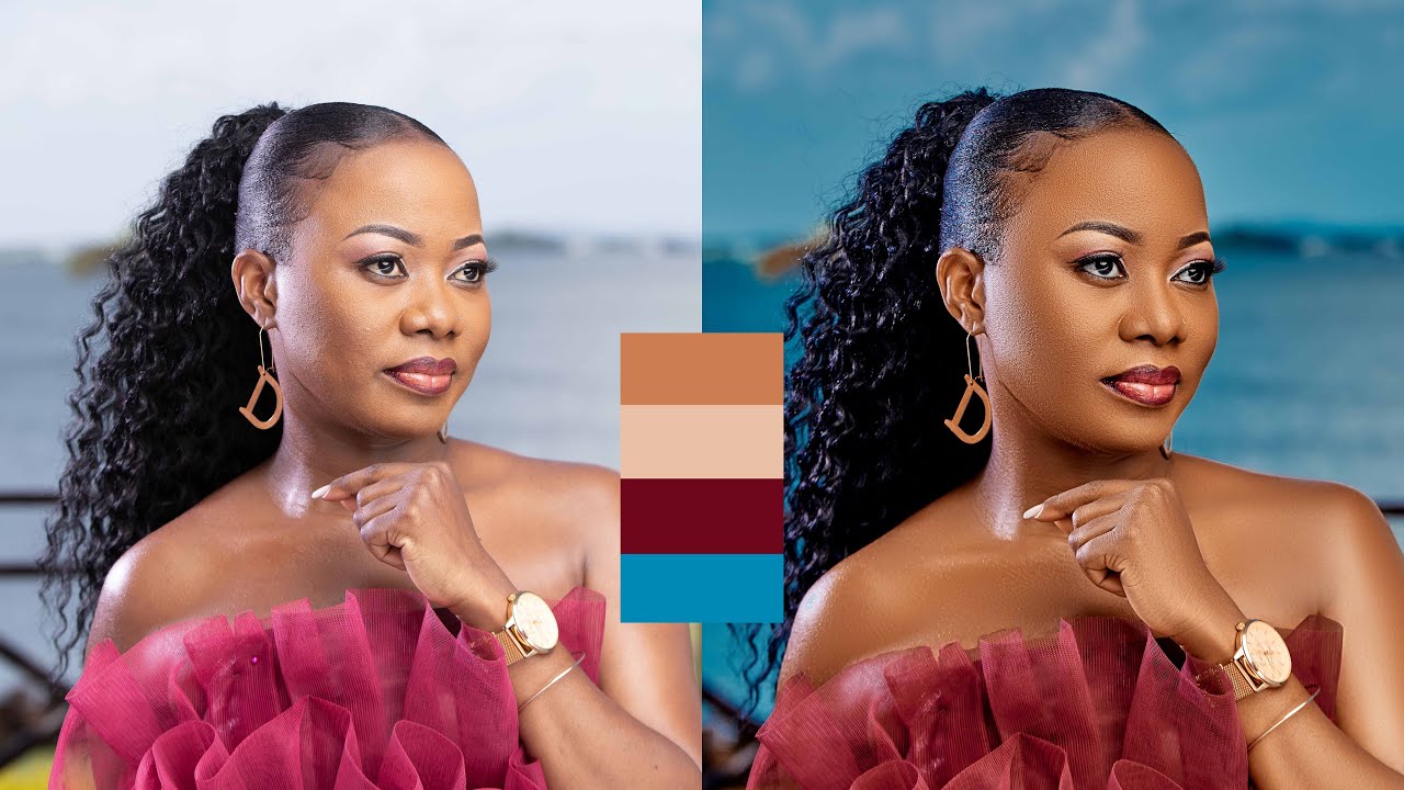 SIMPLE COLOR GRADING OF PHOTOS IN PHOTOSHOP | Better Skin Tones