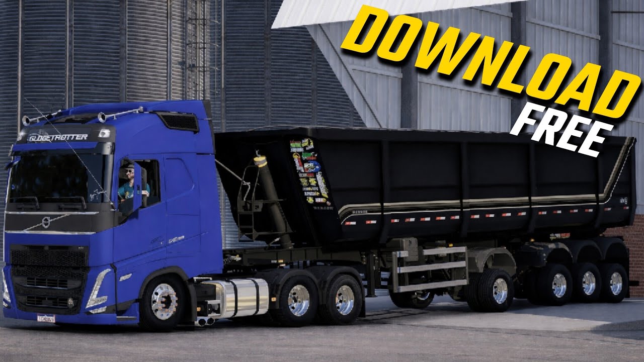 🔥🚛 NOVO REBOQUE INSANO no ETS2 1.58! Qualidade Surreal 😱 (Download Free)