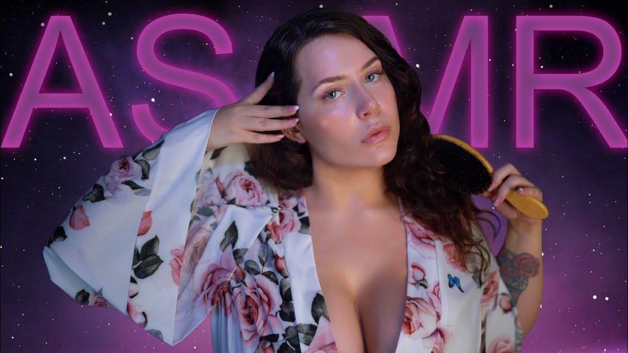ASMR | Brushing and Sectioning Hair - very gentle