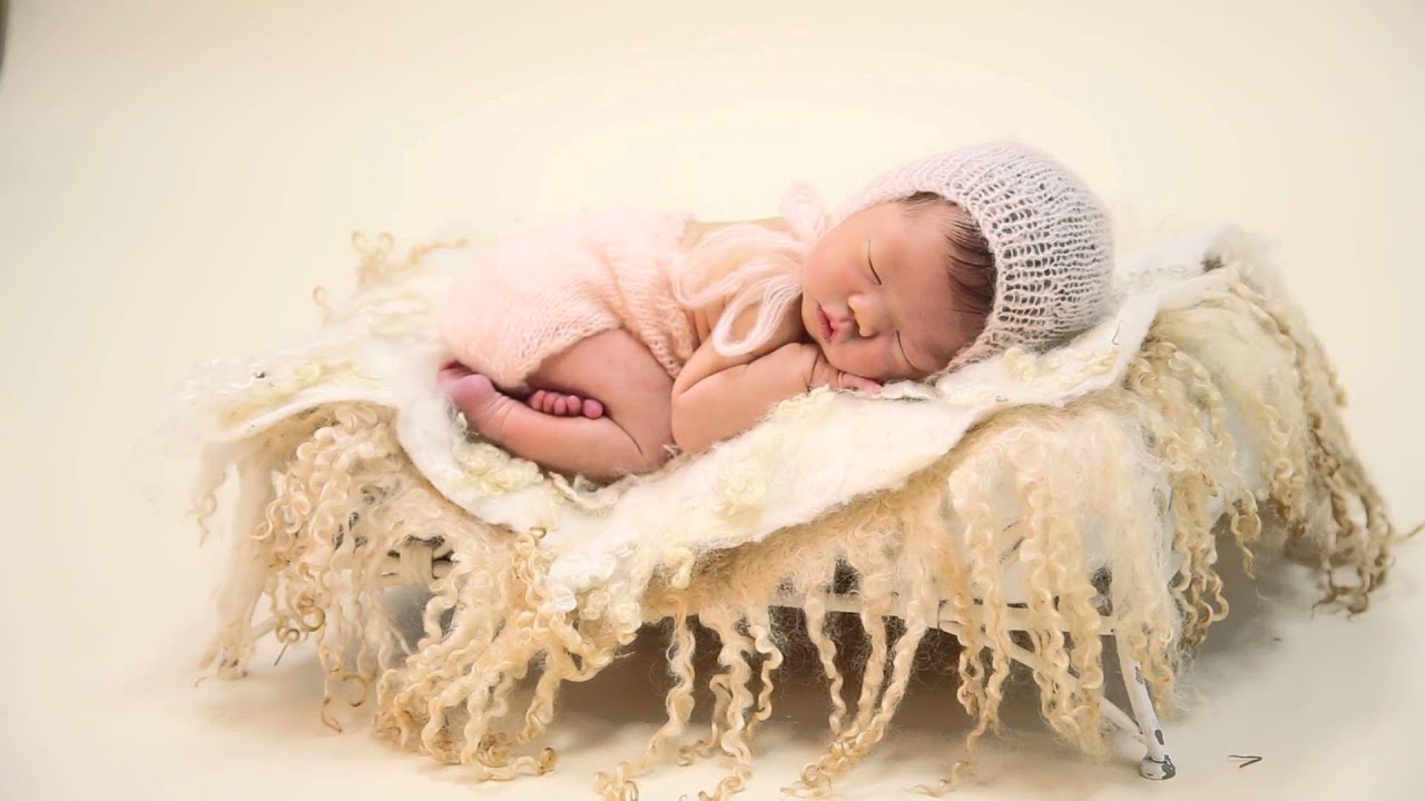Newborn Baby Girl Aria Photographed in Wreath by Ana Brandt