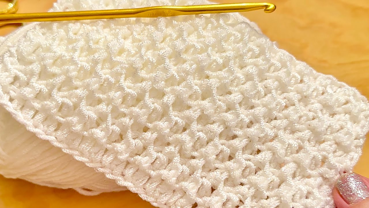 Only 1 Row! Crochet baby blanket,How to Crochet for beginners / crochet Shawl, Top, Tunic