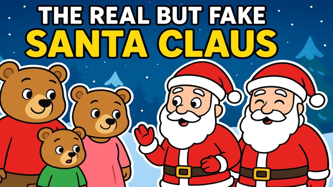 Bear Family – The Real But Fake Santa Claus 🎁 | Heartwarming Christmas Story for Kids