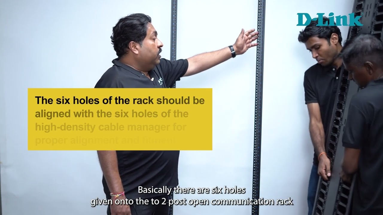 How to Assemble D-Link 45U 2-Post Rack | Complete Installation Video for Networking Professionals