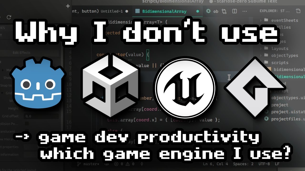 Почему я не использую Unity, Godot или Unreal Engine - Какой игровой движок я использую?