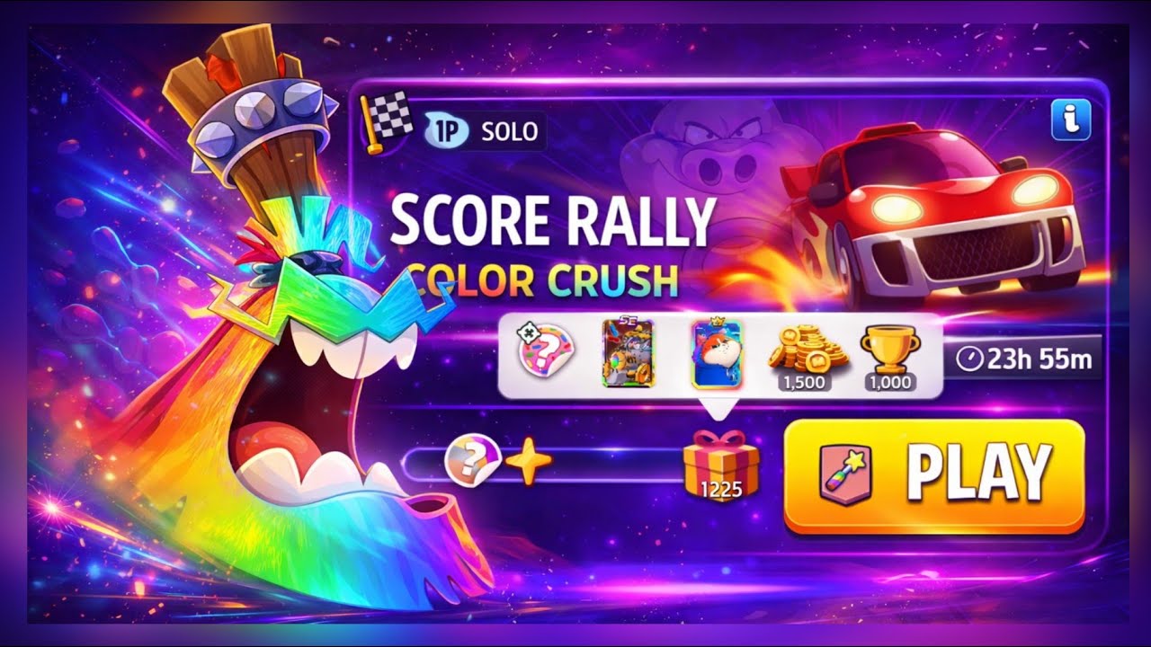 Color crush solo challenge|score rally|match masters
