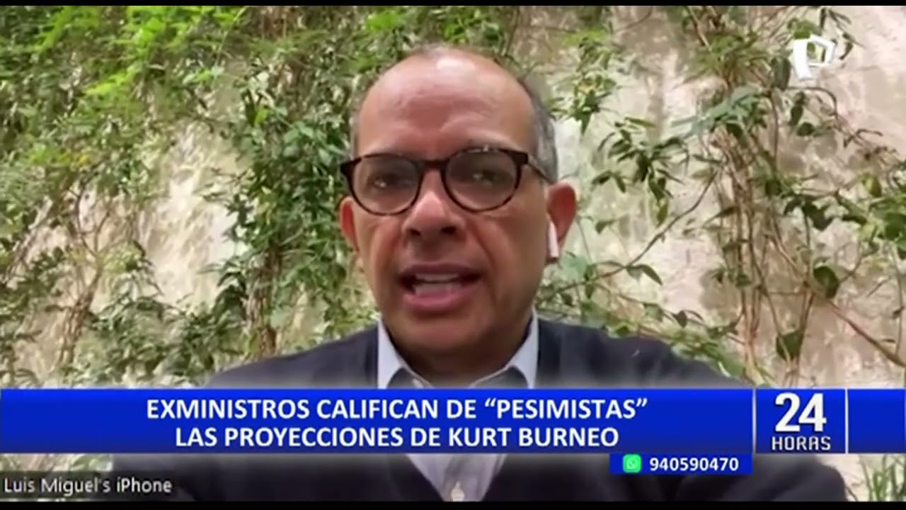 Ministro Kurt Burneo advierte que economía peruana está en riesgo de caer en recesión