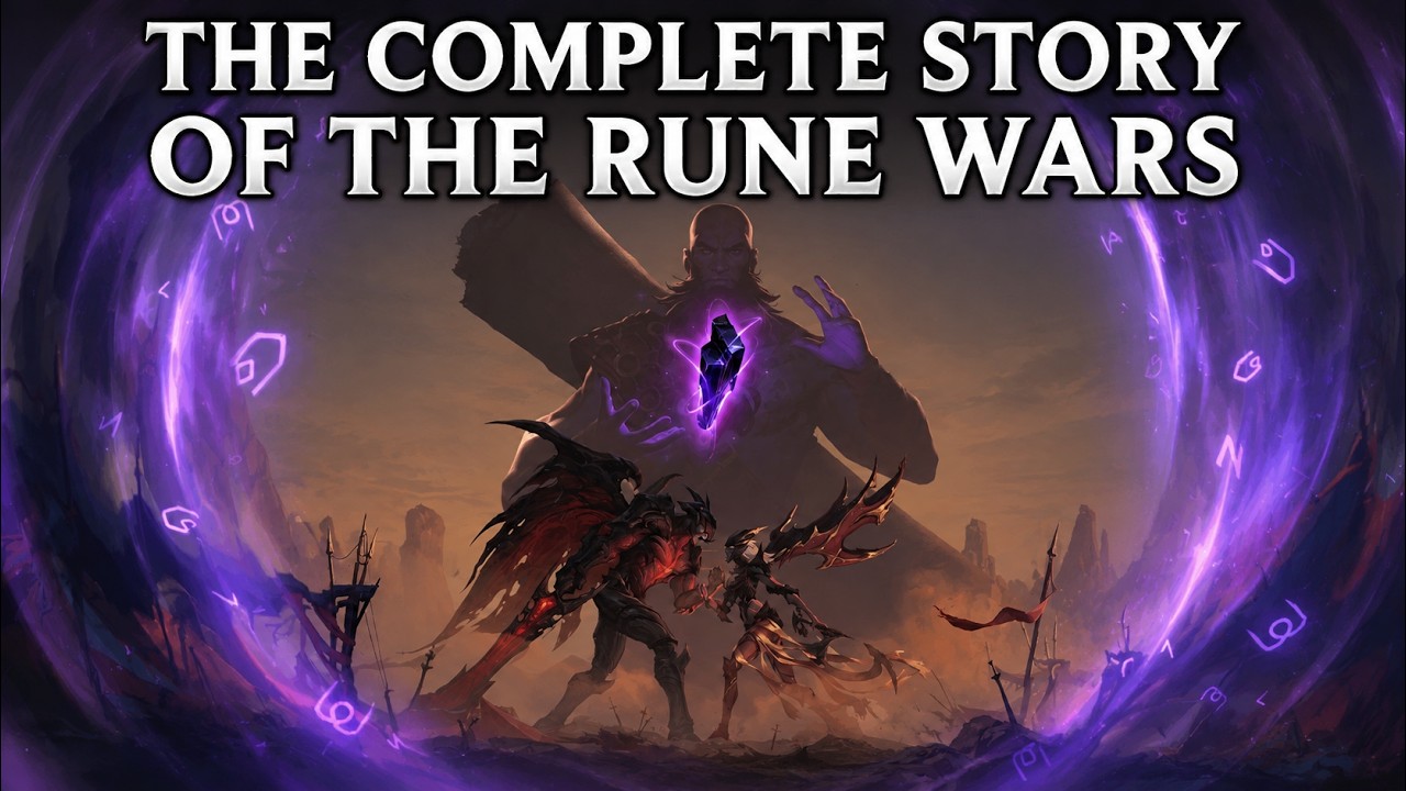 The Complete Story of the Rune Wars| League of Legends Lore For Sleep
