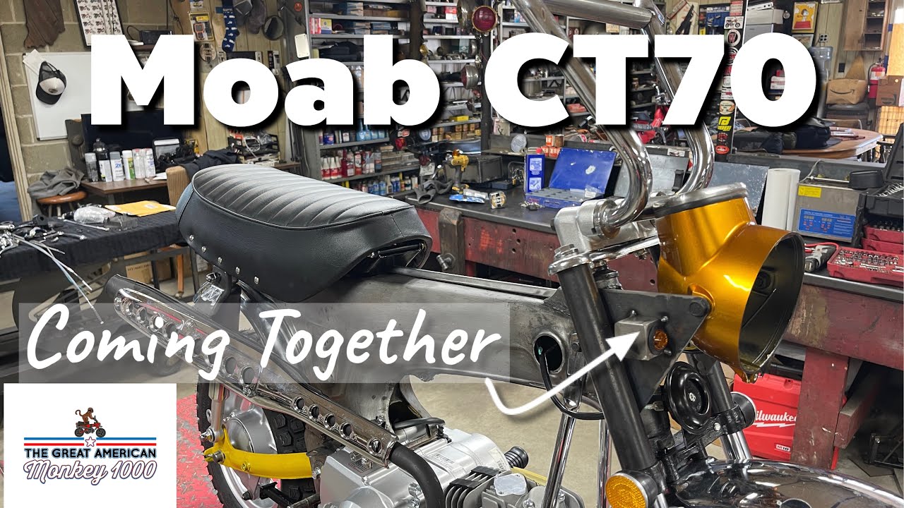 Building a Honda CT70 to survive 7 days in Moab!  Video #2
