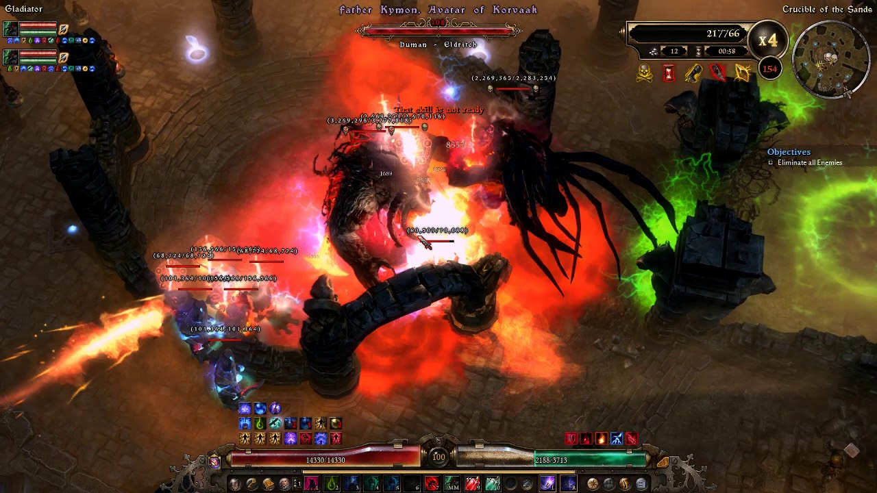 Grim Dawn - Dedicated Healer Build Demonstration