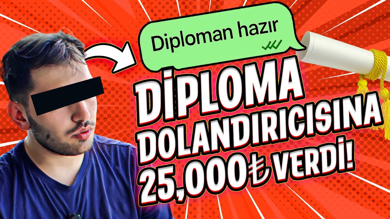 NEDEN SAHTE DİPLOMA ALMAYA ÇALIŞTI? "RÖPORTAJ"