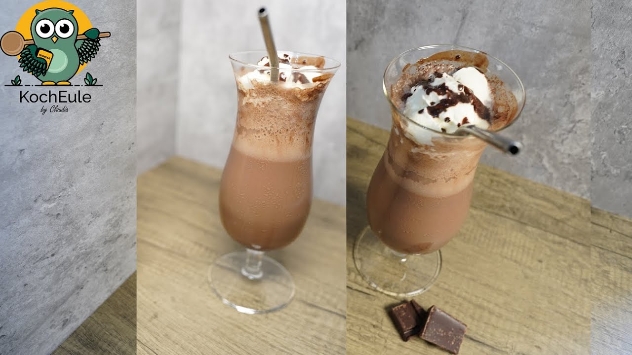 Frozen Hot Chocolate | Eisschokolade ohne Eis | einfach & schnell gemixt ♥️ 𝑲𝒐𝒄𝒉𝑬𝒖𝒍𝒆