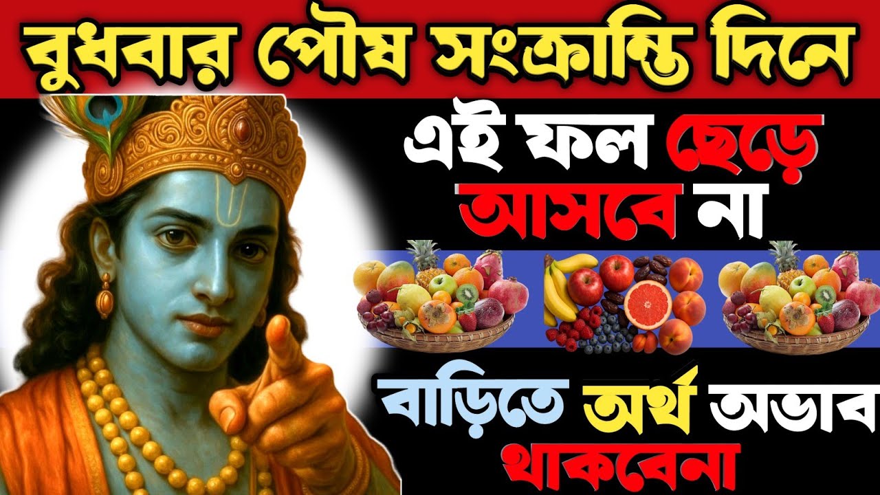পৌষ সংক্রান্তির দিনে এই ১টি ফল আনলেই নতুন বছরে টাকার অভাব থাকবে না || ৯৯% মানুষ জানে না
