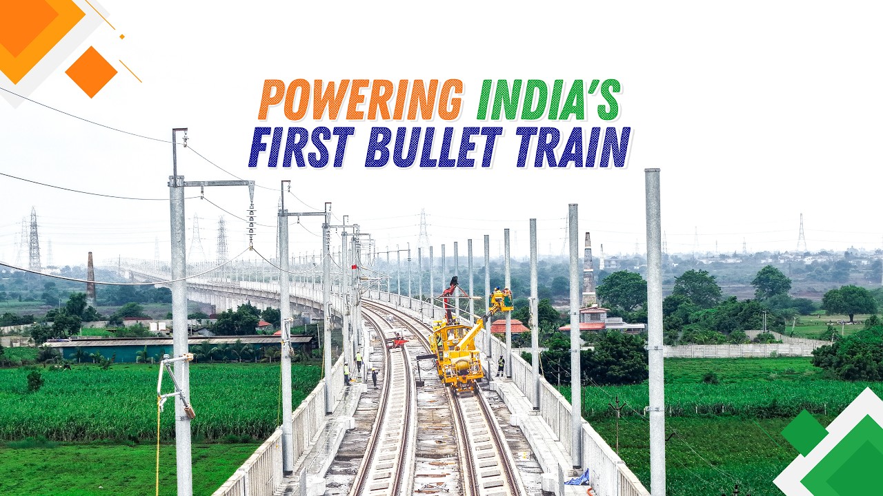 NHSRCL | Powering the 508 km Mumbai&ndash;Ahmedabad Bullet Train Corridor