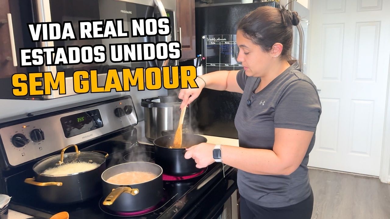 VIDA REAL NOS EUA: PREPARAÇÃO DE MARMITAS + COMO NOS ORGANIZAMOS PARA MAIS UMA SEMANA DE TRABALHO!