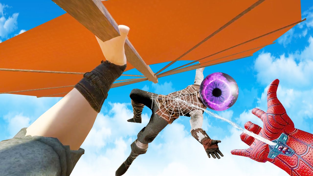 I Combined Spider-man and Aang's Airbending Glider in Blade and Sorcery Multiplayer VR!