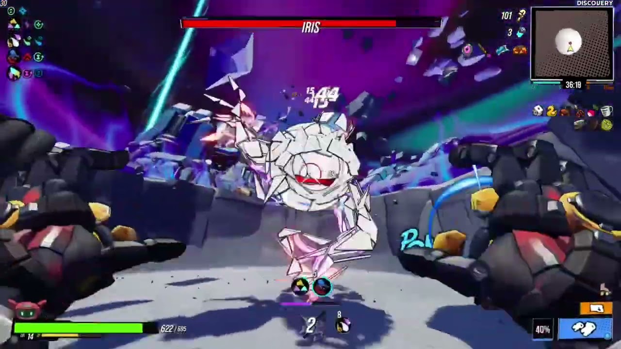 I.R.I.S roboquest full boss fight