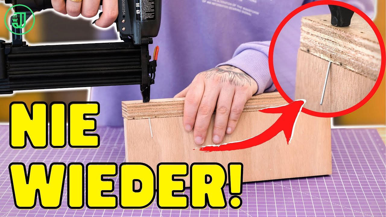 DAS ist der größte FEHLER beim NAGELN mit DRUCKLUFT! | Jonas Winkler