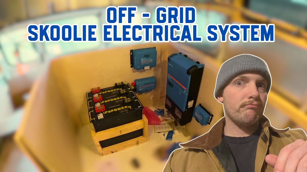 Off - Grid Skoolie Electrical System Installation Pt. 1