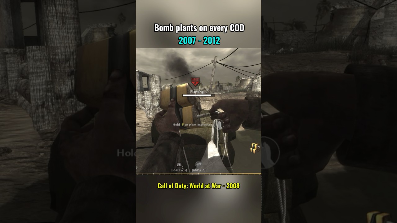 Bomb plants on every Call of Duty 2007 - 2012 #callofduty #nostalgia