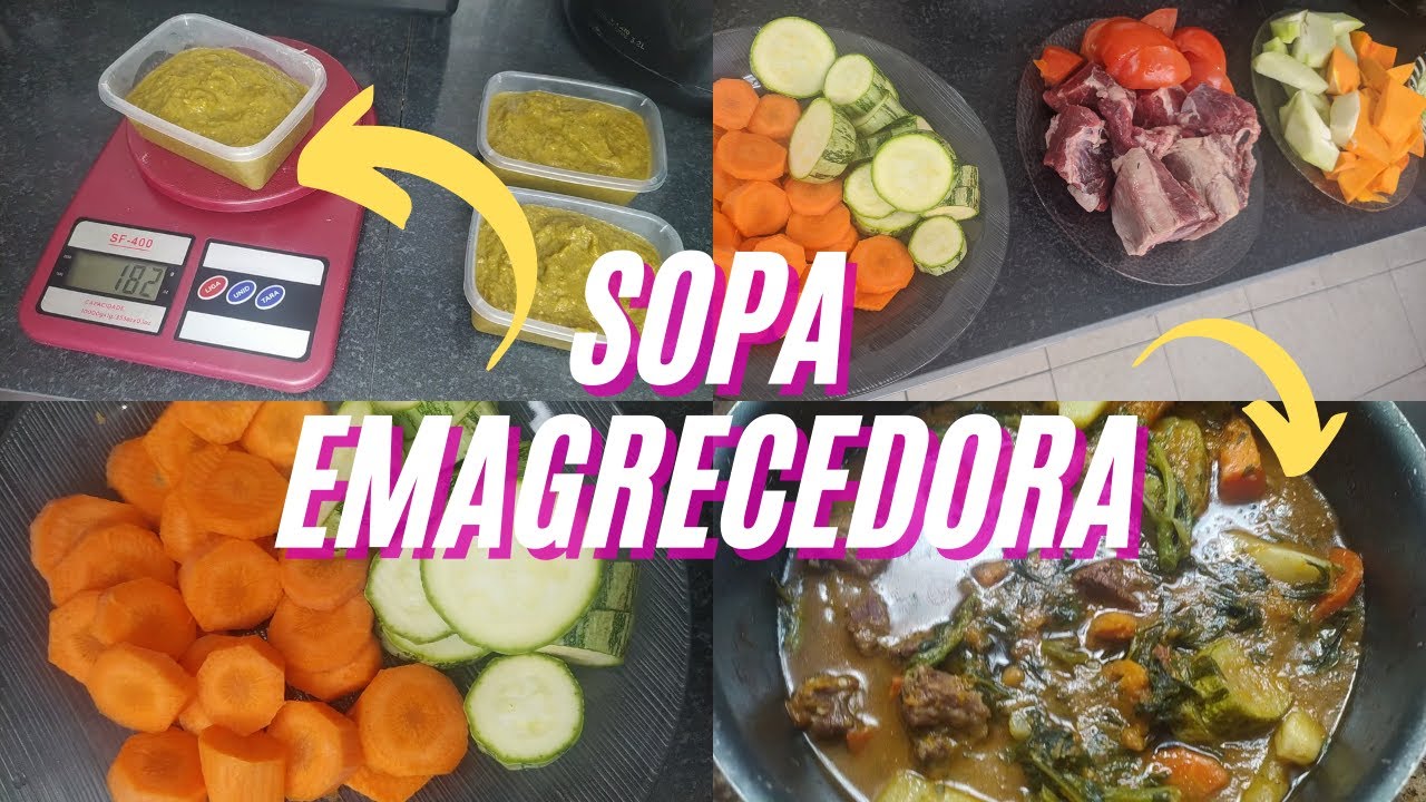 SOPA DETOX LOW CARB |Substitua seu almoço ou Jantar |Fácil e Saudável