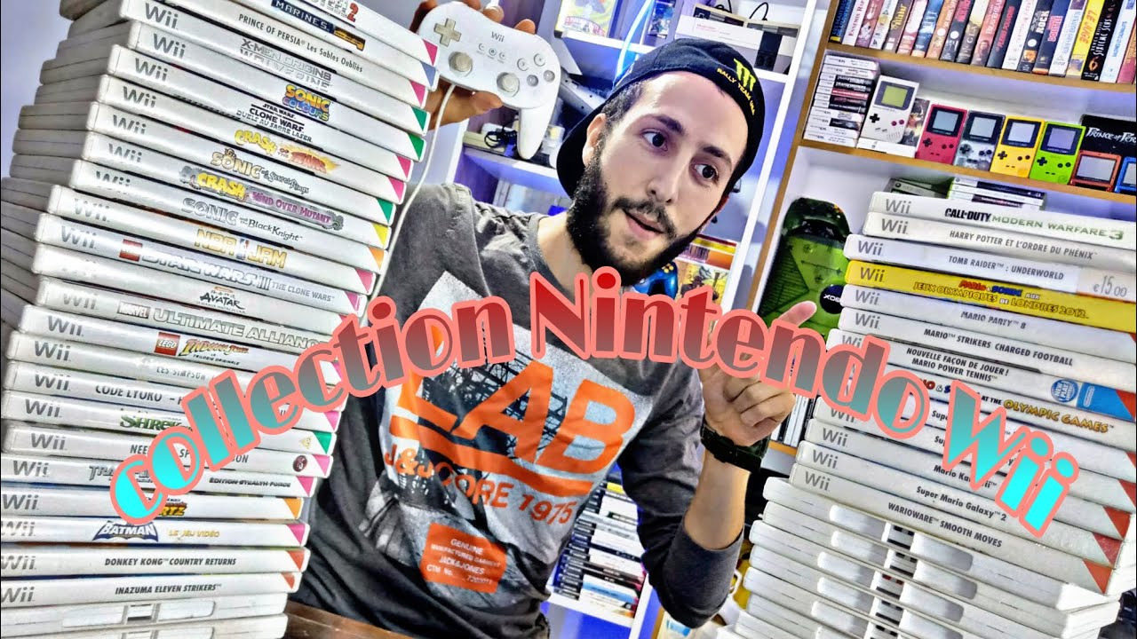ma collection Nintendo Wii مجموعتي لألعاب نينتاندو وي