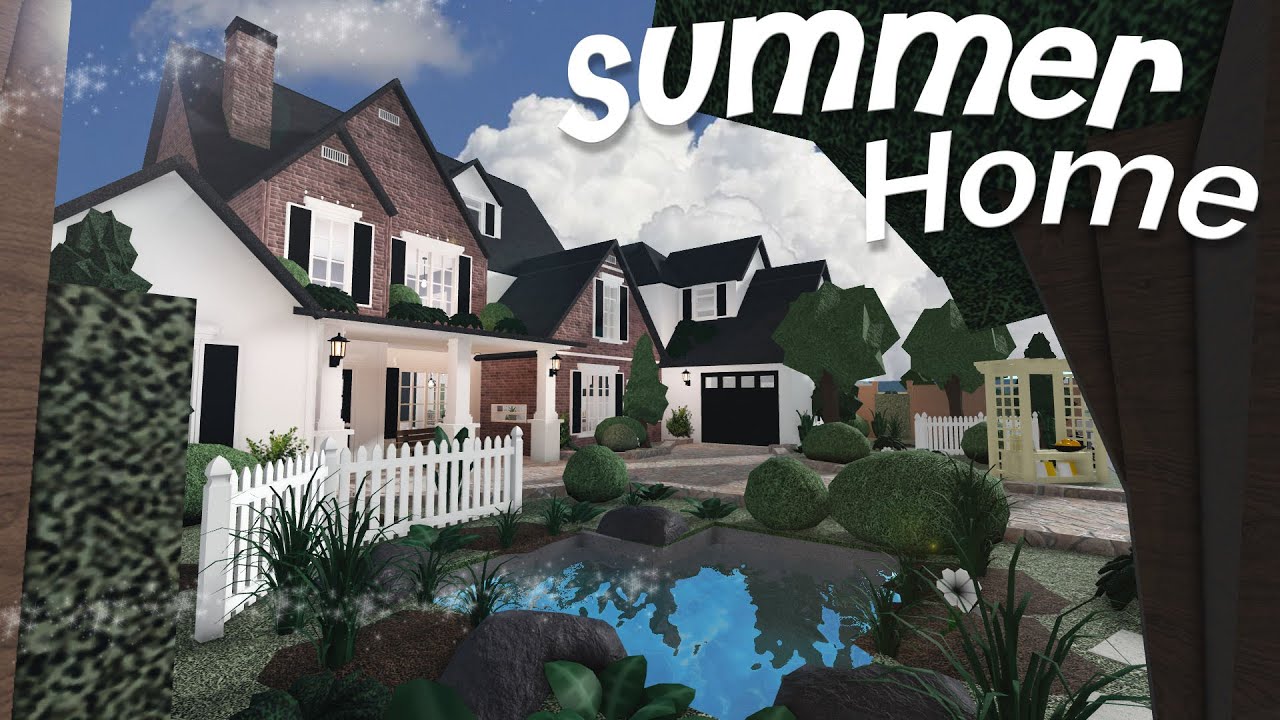 Sunny Summer Family Home | Bloxburg | 2 Story + Lemonade Stand￼