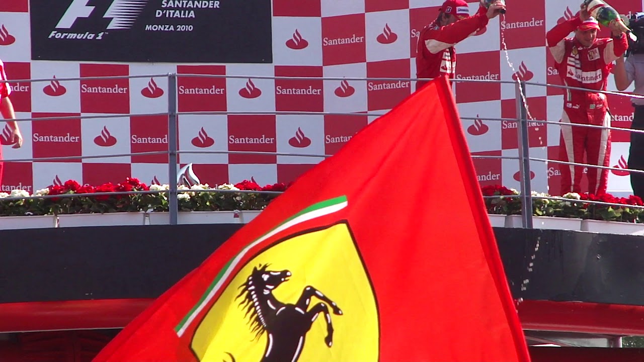2010 F1 ITALIA GP podium MONZA イタリア モンツァで撮影