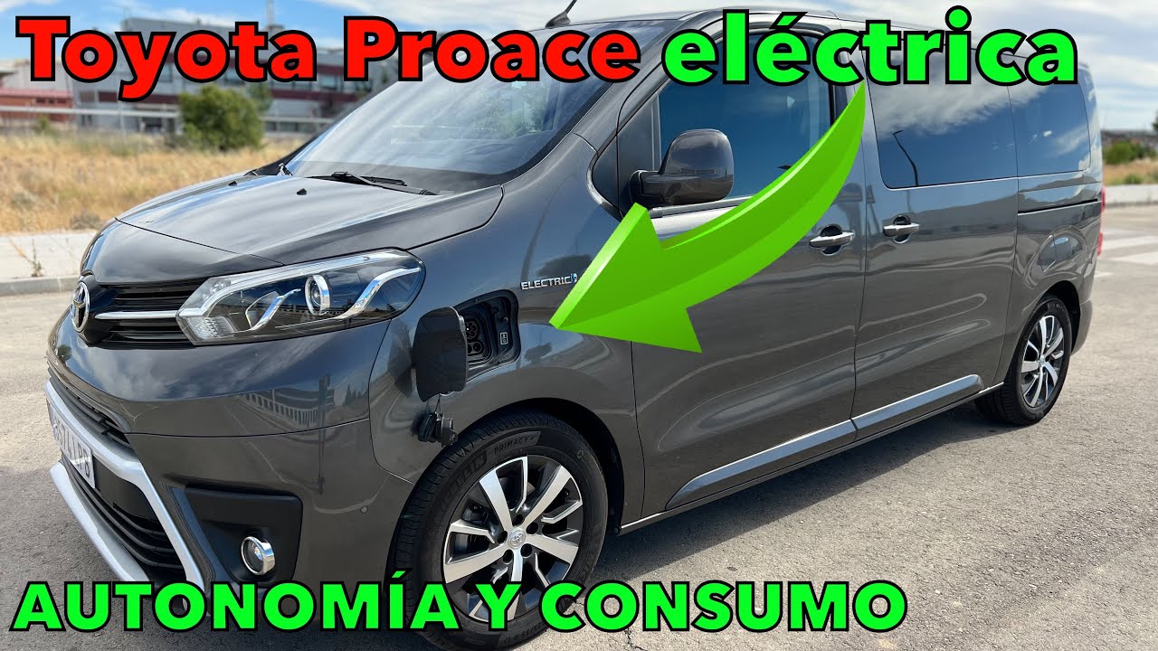 &iexcl;AUTONOM&Iacute;A y CONSUMO! Toyota Proace verso ELECTRIC PRUEBA primer veh&iacute;culo el&eacute;ctrico de Toyota MOTORK
