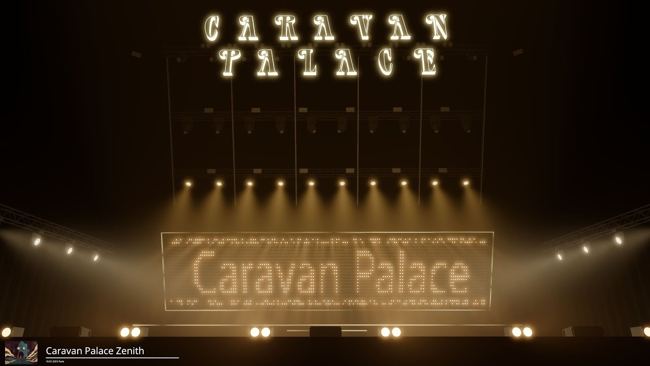 Caravan Palace - Gangbusters Melody Club Tour | Zenith | Full Lighting Recreation + Set Design