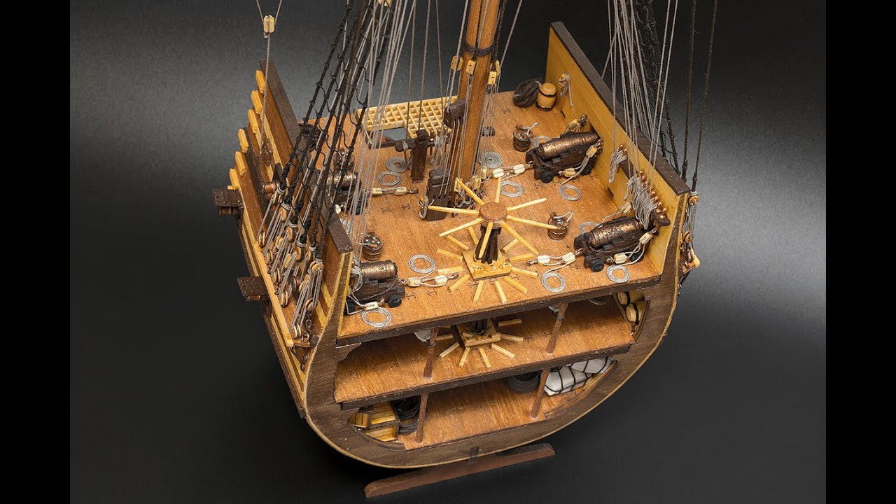 Section of my first model - galleon San Giovanni Battista