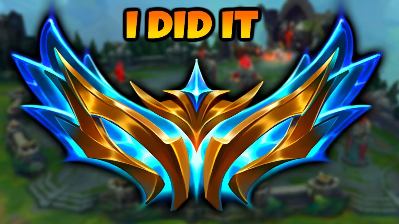 I am now a Challenger Top Laner. Unranked to Challenger Top Lane has been completed.