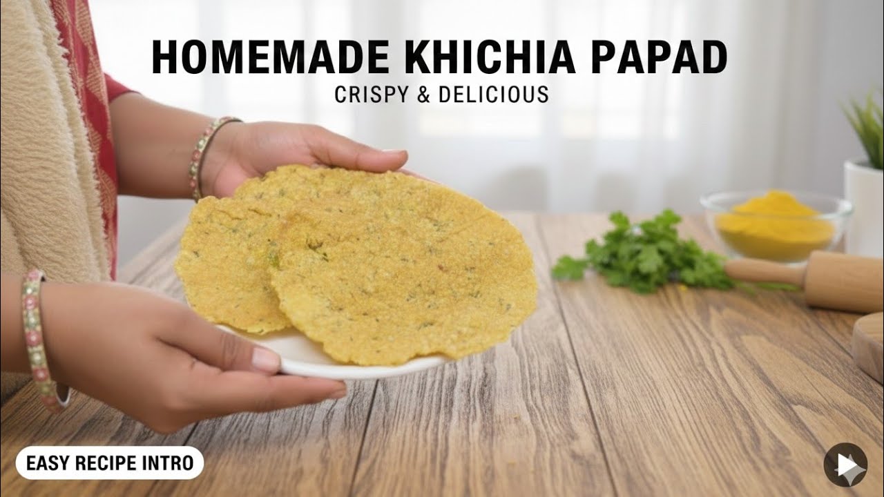 कुकर में बनायें चावल के खिचिया पापड़ Perfect Crispy Khichiya Papad।Rice Papad Recipe #recipe #food 